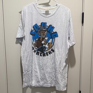 HOMAGE White Graphic Panthers Short Sleeve Tee